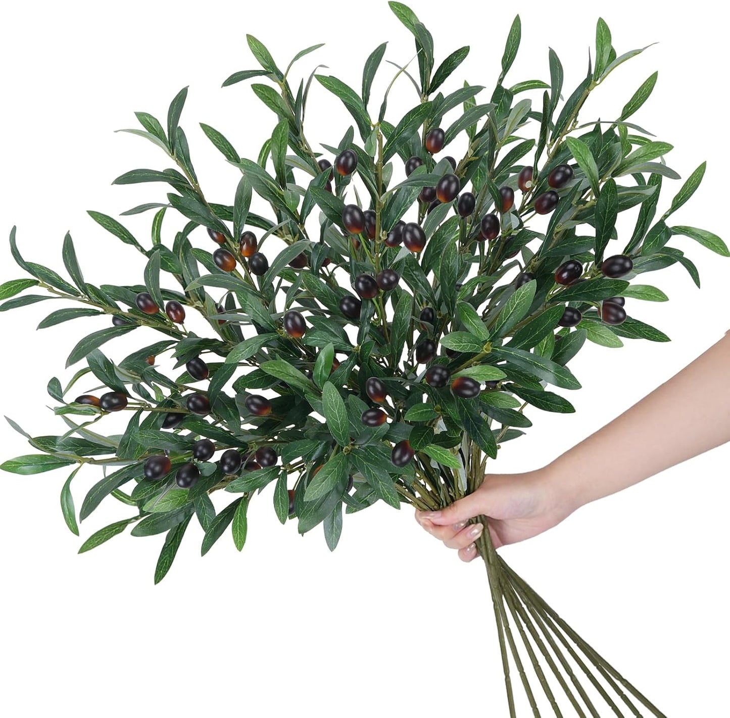 3 PCS 32" Magnolia Leaves Artificial Magnolia Stems Greenery for Vase