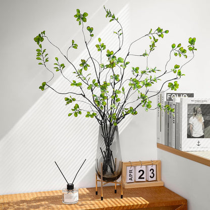 2 Bunches Artificial Lemons Branches, 16 Heads Fake Lemon Branches with Lemons for Vase, Realistic Fake Lemon Decoration for Farmhouse Style Party Table Centerpiece and Home Decor