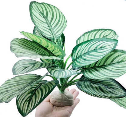 Reptile Plants for Terrarium Decor,Habitat Decor,Artificial Plants