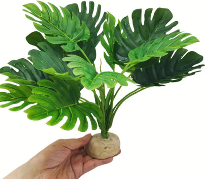 Reptile Plants for Terrarium Decor,Habitat Decor,Artificial Plants