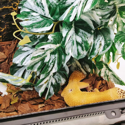 Reptile Plants for Terrarium Decor,Habitat Decor,Artificial Plants