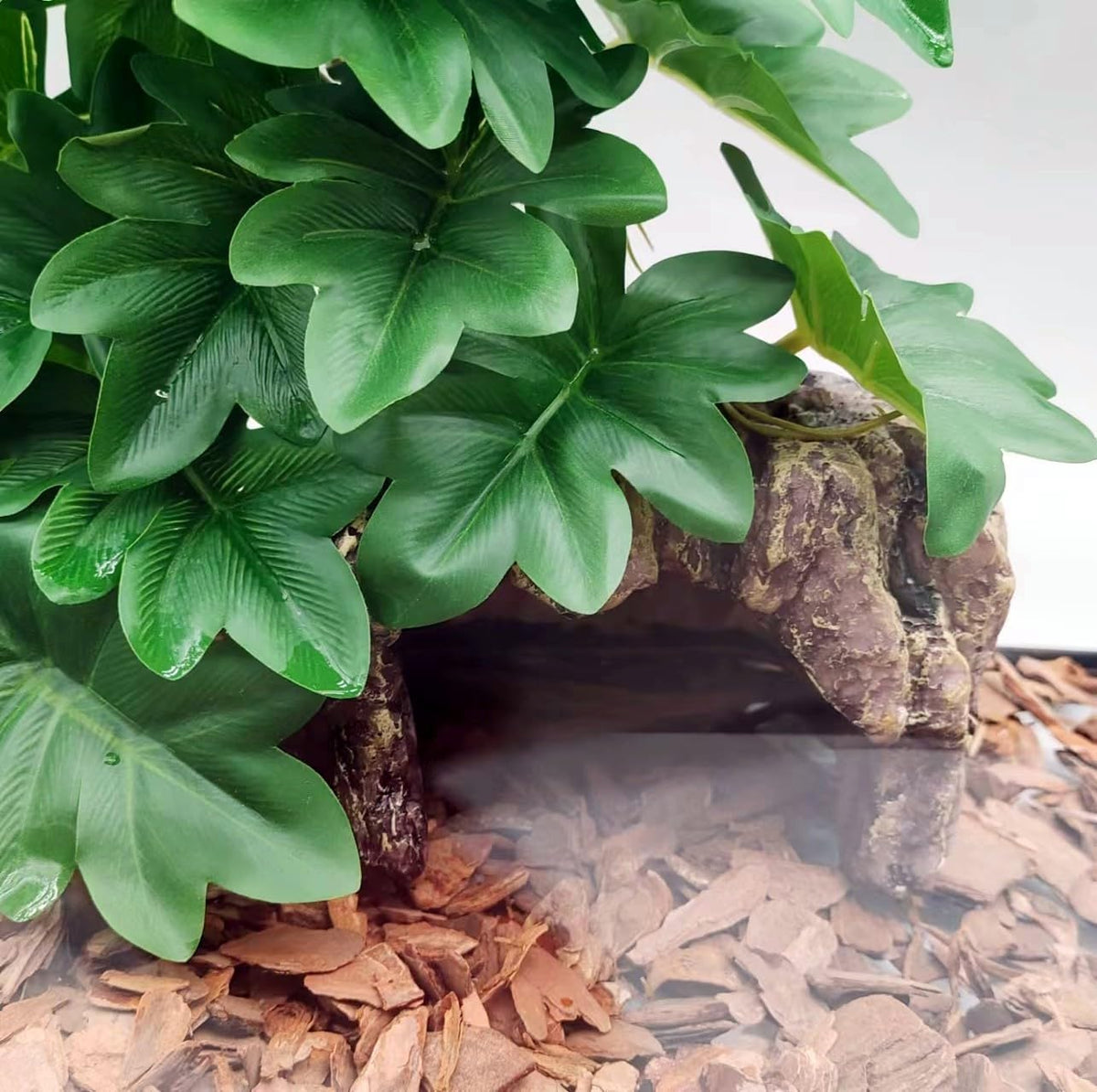 Reptile Plants for Terrarium Decor,Habitat Decor,Artificial Plants