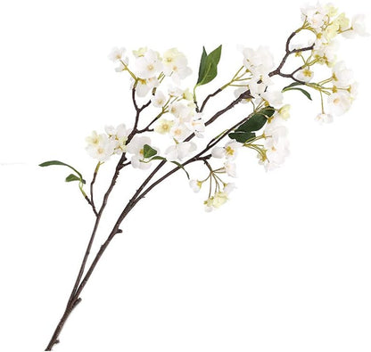 Artificial Apple Blossom, Artificial Apple Tree Branch Flower Silk Apple Blossom Arrangement, Used for Family Wedding Decoration. (Pink, 39 inches)