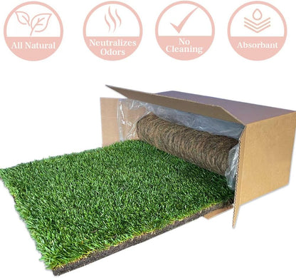XL Real Grass Puppy Pee Pads, Dog Litter Box Alternative 24x48