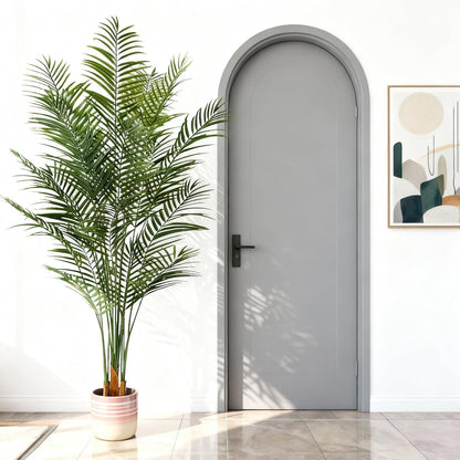 Artificial Palm Tree Indoor 6.5ft, Large Fake Tropical Areca Palm Tree with 18 Trunks, Faux Dypsis Lutescens Floor Plant in Pot for Indoor Outdoor Home Office Decor & Housewarming Gift