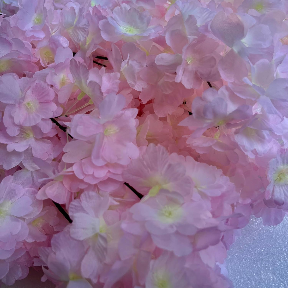 50 Pieces of Simulated Cherry Blossom Branches (deep Pink)