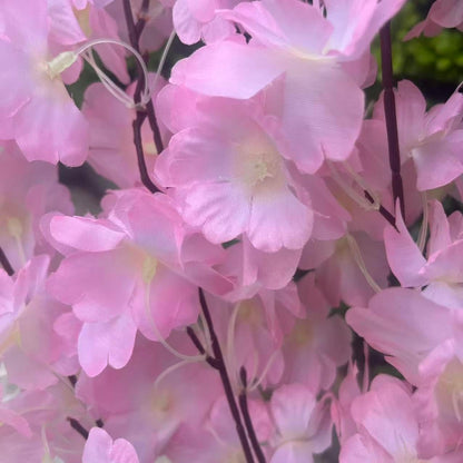 50 Pieces of Simulated Cherry Blossom Branches (deep Pink)