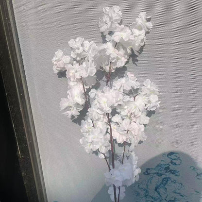 50 Pieces of Simulated Cherry Blossom Branches (deep Pink)