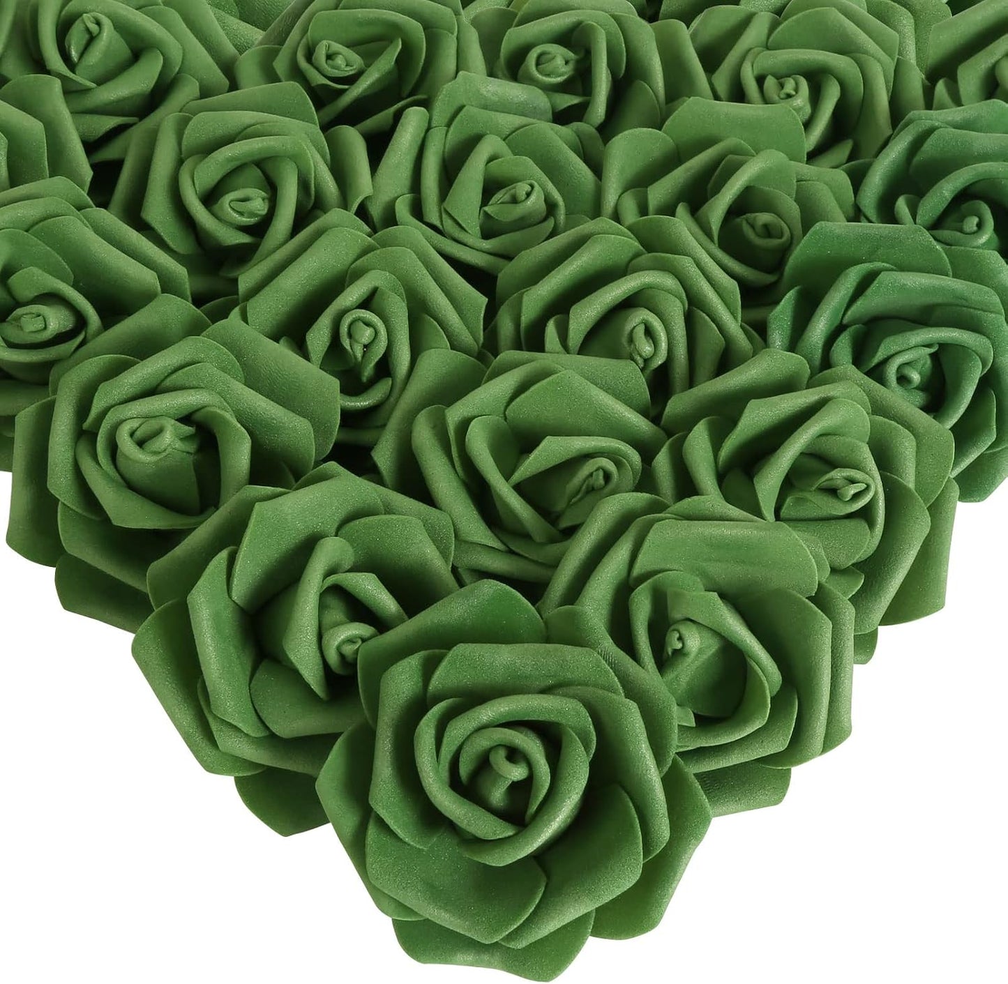 100Pcs Artificial Foam Roses Flowers Heads, 3in Stemless Lilac Foam Fake Flowers Bulk for Crafts, Wall Decorations, DIY Wedding Receptions, Bridal Shower, Faux Bouquets, Party Home Decor(Lilac)