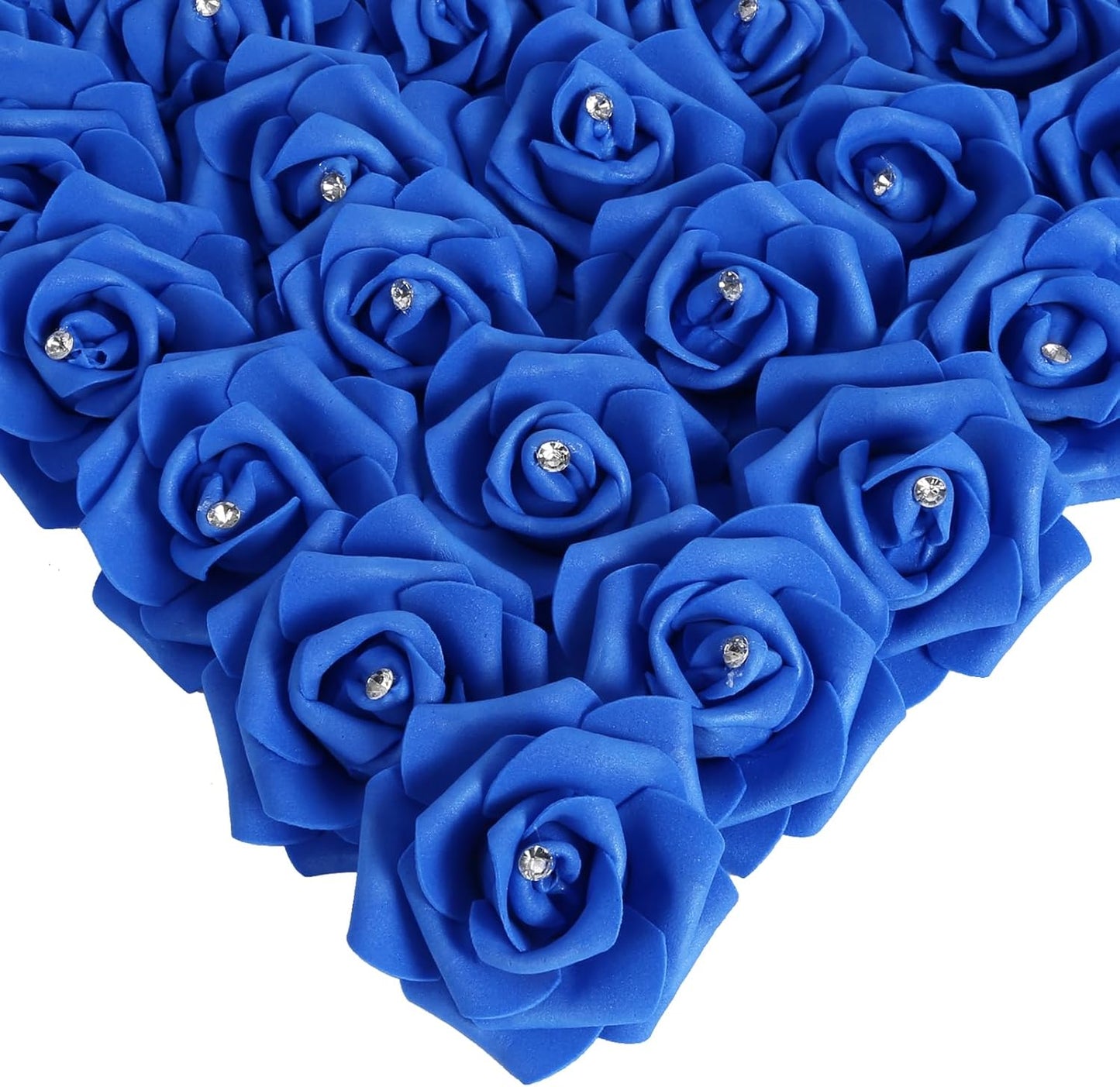 100Pcs Artificial Foam Roses Flowers Heads, 3in Stemless Lilac Foam Fake Flowers Bulk for Crafts, Wall Decorations, DIY Wedding Receptions, Bridal Shower, Faux Bouquets, Party Home Decor(Lilac)
