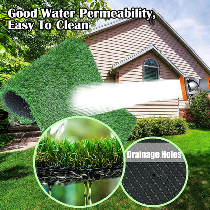 GLOBREEN 34" x 23" Fake Grass Pee Pad for Dogs Potty Training Turf Pets Mat - Indoor Outdoor Use