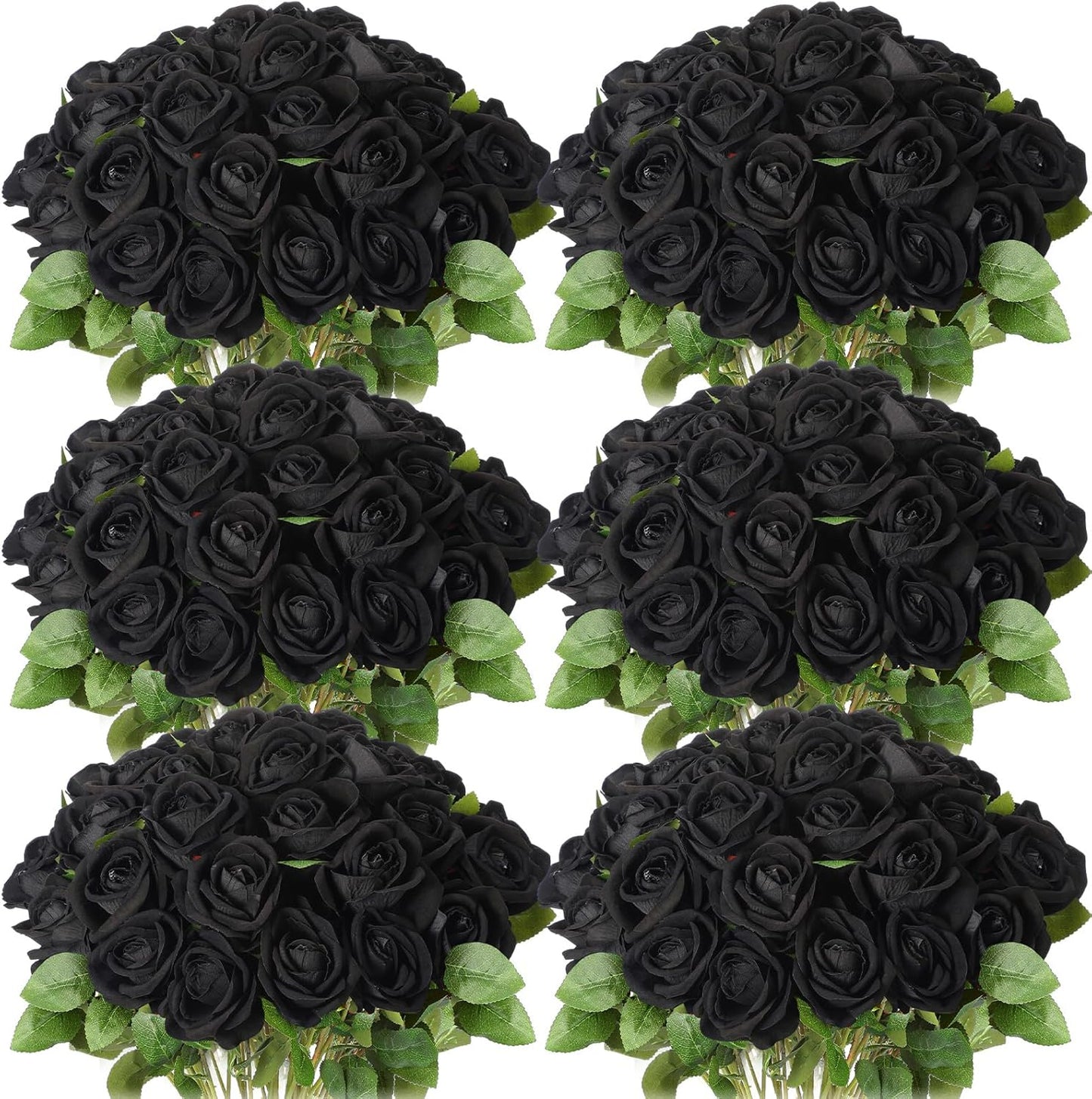 50 Pcs Artificial Rose Flower Bulk Realistic Silk Fake Roses with Long Stem Plastic Artificial Flower Bouquet Real Looking for Home Wedding Centerpieces Party Decoration(Beige Champagne)