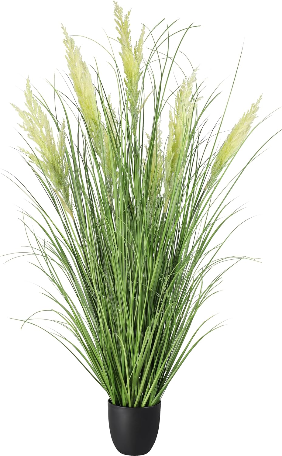 3ft/35in Artificial Plants Outdoor Indoor,Fake Onion Grass In Pot