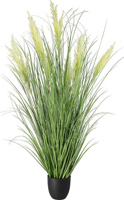 3ft/35in Artificial Plants Outdoor Indoor,Fake Onion Grass In Pot