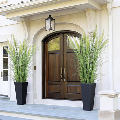 3ft/35in Artificial Plants Outdoor Indoor,Fake Onion Grass In Pot