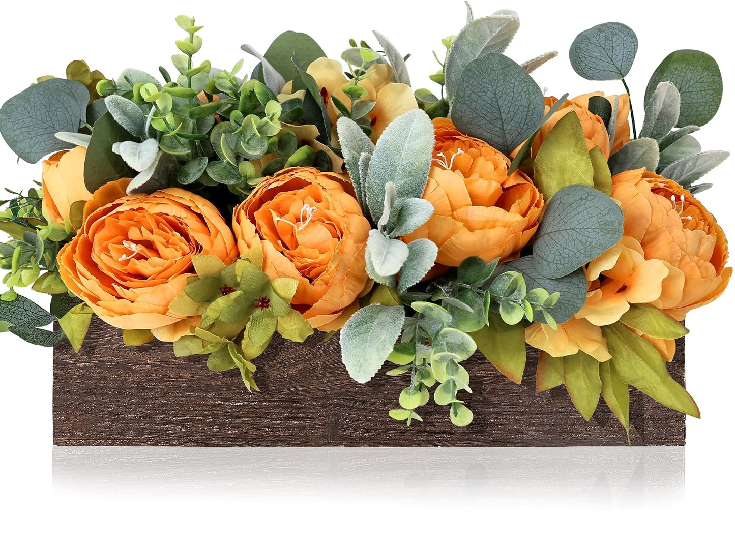 Pre-Made Floral Centerpieces for Dining Table - Pink | Artificial Peonies Hydrangea Centerpieces for Table Fake Flower Decorations for Wedding Living Room Party Bar Kitchen Table