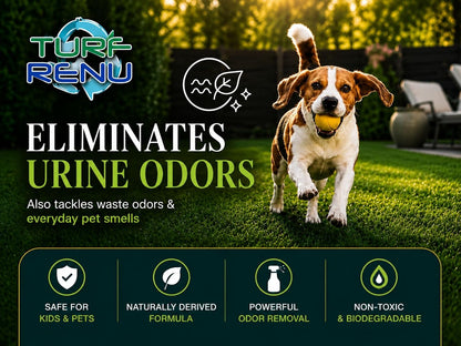 Tr10132 Bio-Enzymatic Cleaning Solution for Synthetic/Artificial Turf and Pet Odor Control with Sprayer, 32-Ounce, 2-Pack