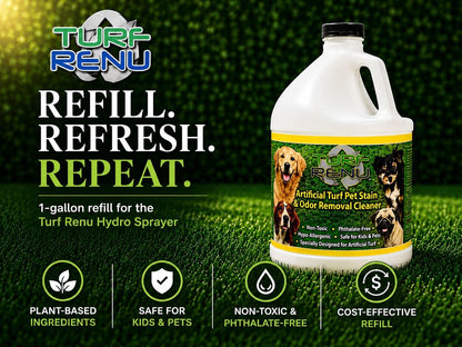 Tr10132 Bio-Enzymatic Cleaning Solution for Synthetic/Artificial Turf and Pet Odor Control with Sprayer, 32-Ounce, 2-Pack