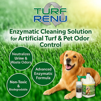 Tr10132 Bio-Enzymatic Cleaning Solution for Synthetic/Artificial Turf and Pet Odor Control with Sprayer, 32-Ounce, 2-Pack