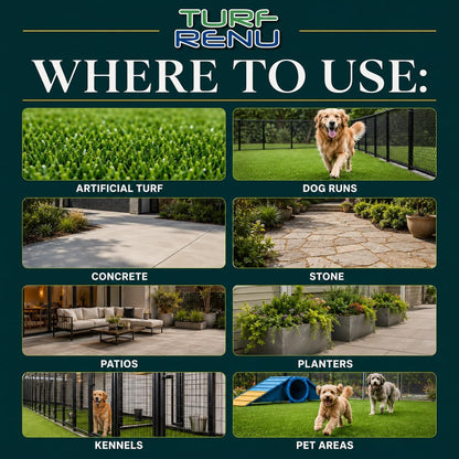 Tr10132 Bio-Enzymatic Cleaning Solution for Synthetic/Artificial Turf and Pet Odor Control with Sprayer, 32-Ounce, 2-Pack