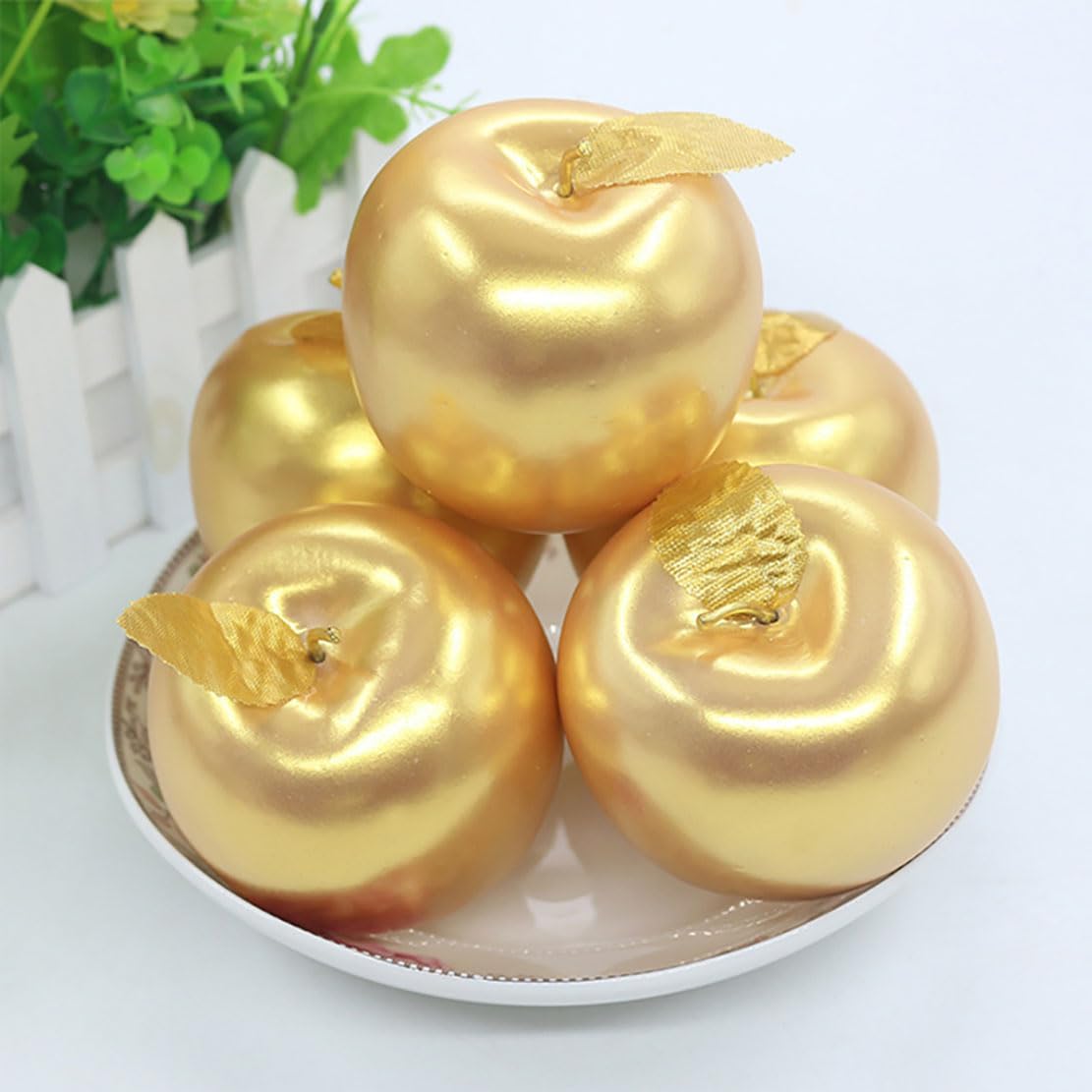 12Pcs Fake Peach Artificial Fruits Model Lifelike Peaches Home House Kitchen Party Decoration Desk Ornament
