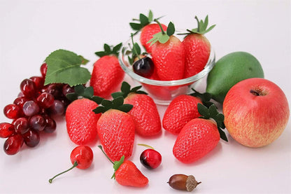 12Pcs Fake Peach Artificial Fruits Model Lifelike Peaches Home House Kitchen Party Decoration Desk Ornament