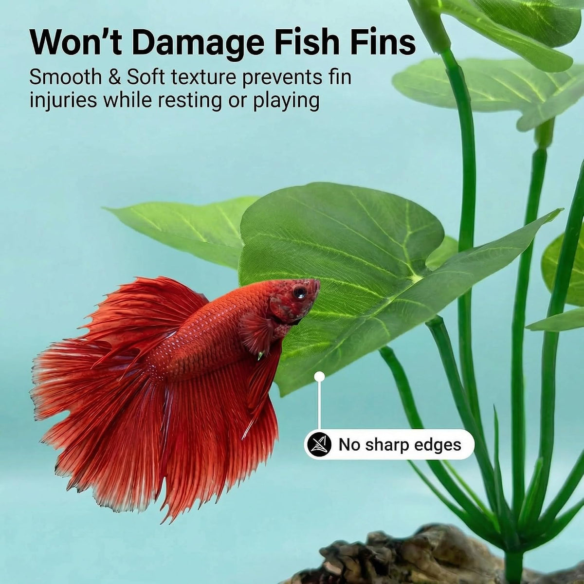 10 PCS Aquarium Decorations Silk Aquarium Plants Betta Fish Tank Decor