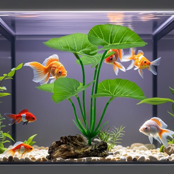 10 PCS Aquarium Decorations Silk Aquarium Plants Betta Fish Tank Decor