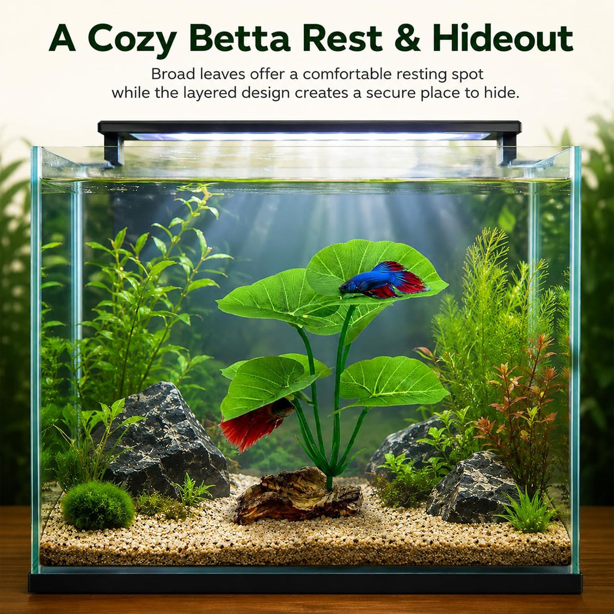 10 PCS Aquarium Decorations Silk Aquarium Plants Betta Fish Tank Decor