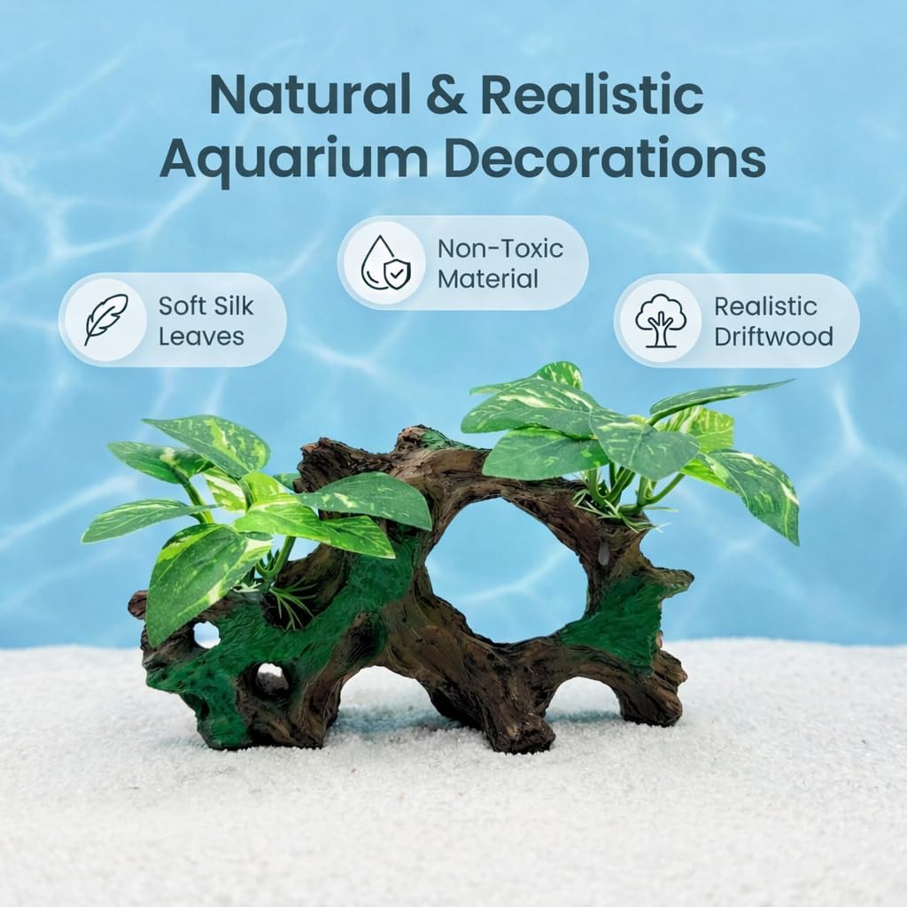 10 PCS Aquarium Decorations Silk Aquarium Plants Betta Fish Tank Decor