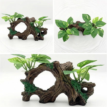 10 PCS Aquarium Decorations Silk Aquarium Plants Betta Fish Tank Decor