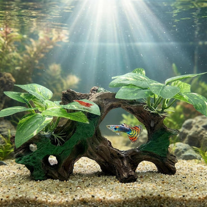10 PCS Aquarium Decorations Silk Aquarium Plants Betta Fish Tank Decor