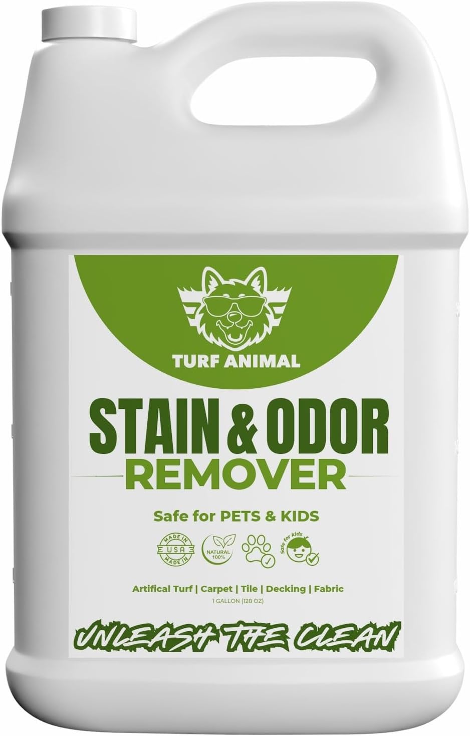 Turf Animal Pet Stain, Dog Urine & Odor Remover, 1 Gallon