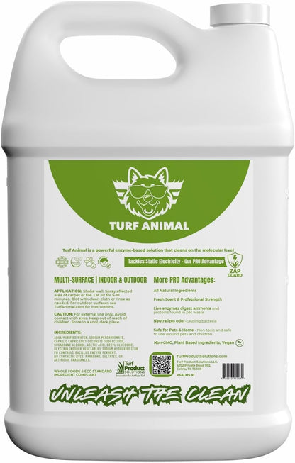 Turf Animal Pet Stain, Dog Urine & Odor Remover, 1 Gallon