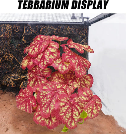 Fake Reptile Plants for Terrarium,Habitat Decor,Artifical Plant