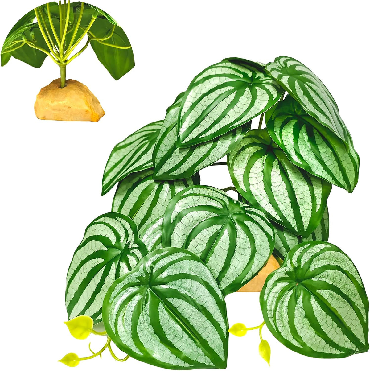Fake Reptile Plants for Terrarium,Habitat Decor,Artifical Plant