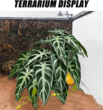 Fake Reptile Plants for Terrarium,Habitat Decor,Artifical Plant