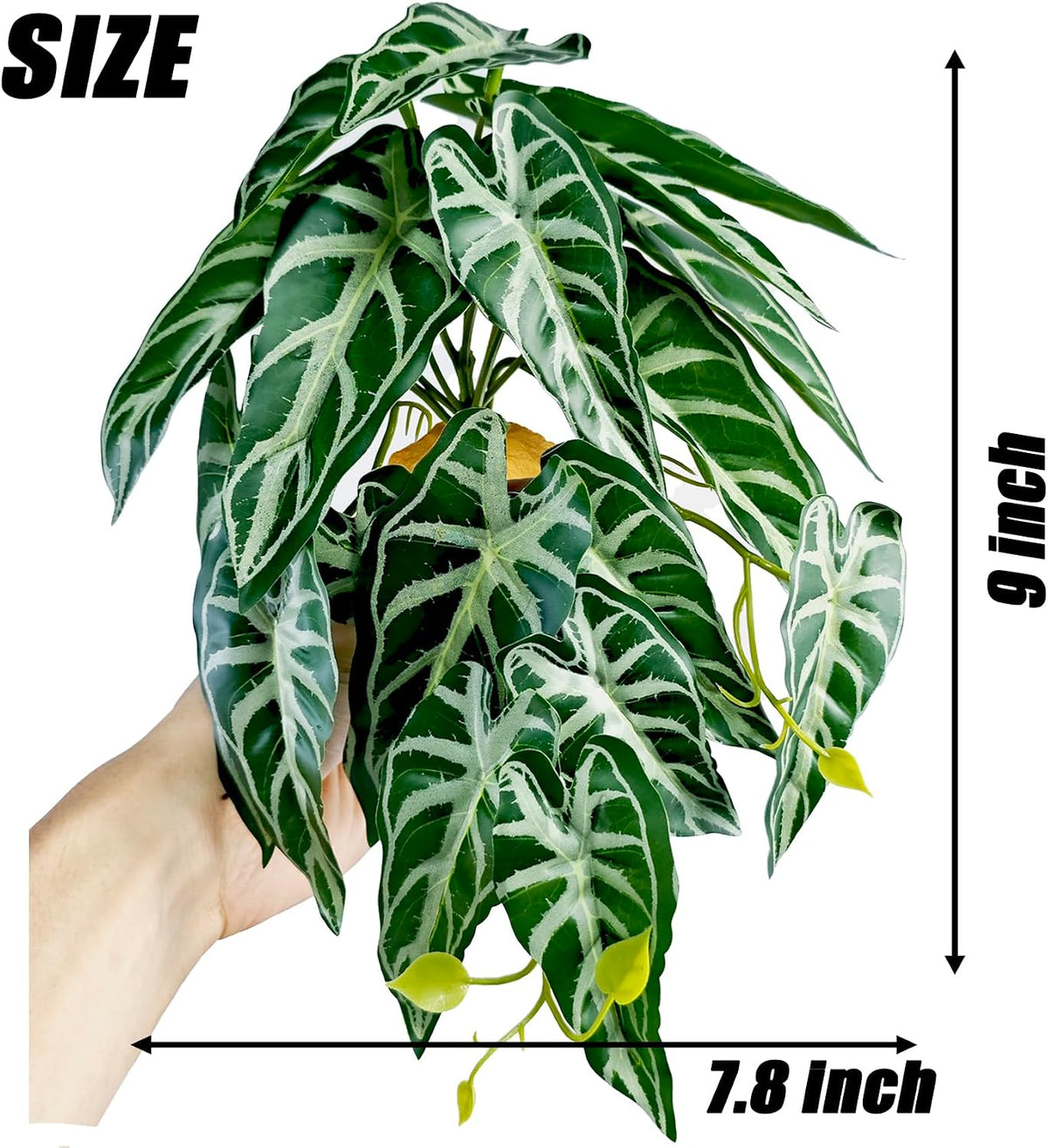 Fake Reptile Plants for Terrarium,Habitat Decor,Artifical Plant