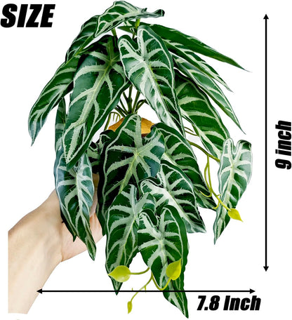 Fake Reptile Plants for Terrarium,Habitat Decor,Artifical Plant