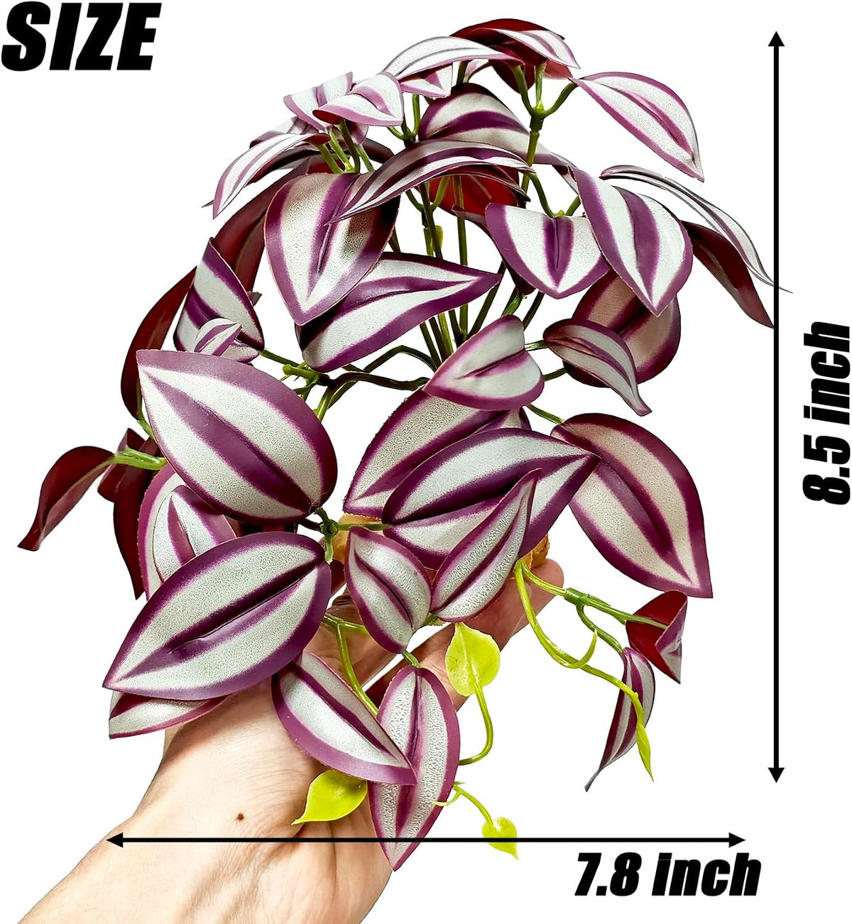 Fake Reptile Plants for Terrarium,Habitat Decor,Artifical Plant