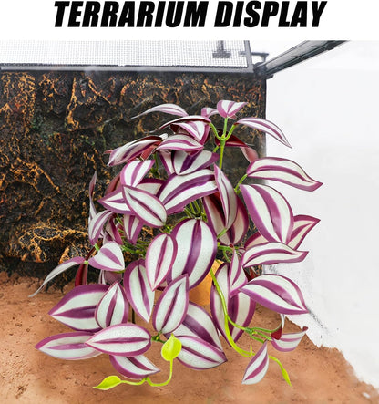 Fake Reptile Plants for Terrarium,Habitat Decor,Artifical Plant