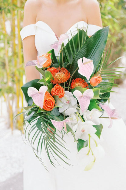 10pcs Burgundy Anthurium Artificial Flowers, 23.6" Burgundy Flowers Artificial Tropical Flowers Real Touch for DIY Wedding Bouquets Centerpieces Bridal Shower Party Home Decor