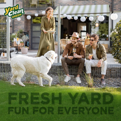 Yard Clean Green Yard and Kennel Odor Eliminator | Cat & Dog Odor Eliminator | Earth Friendly (1 Gallon)