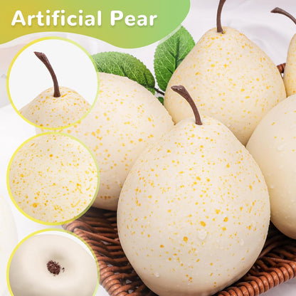 6pcs Artificial Pomegranate Decor, Realistic Plastic Fake Fruit | faux pomegranate fruit bowl decor, lifelike pomegranate home display, christmas fruit table centerpiece, photography prop