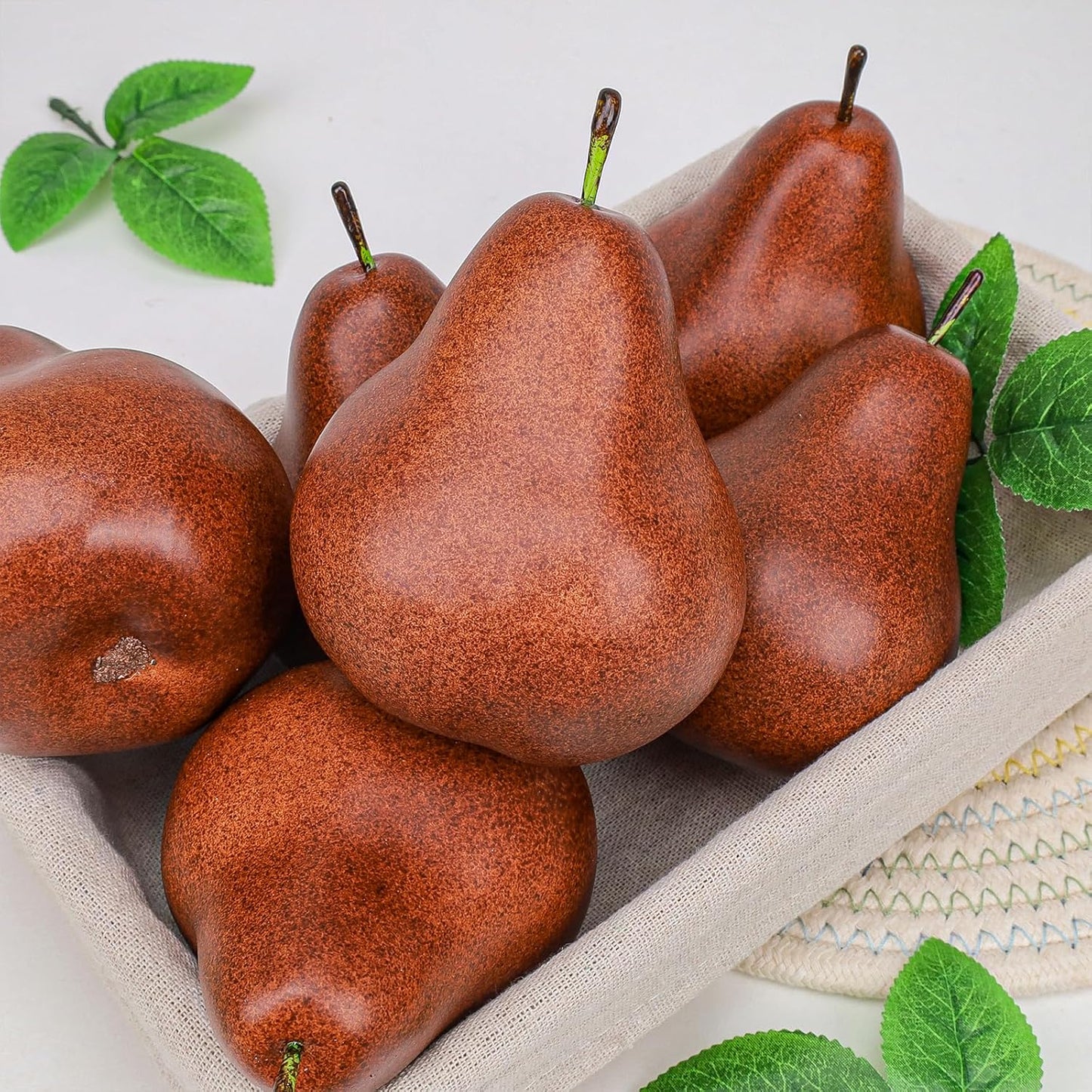 6pcs Artificial Pomegranate Decor, Realistic Plastic Fake Fruit | faux pomegranate fruit bowl decor, lifelike pomegranate home display, christmas fruit table centerpiece, photography prop