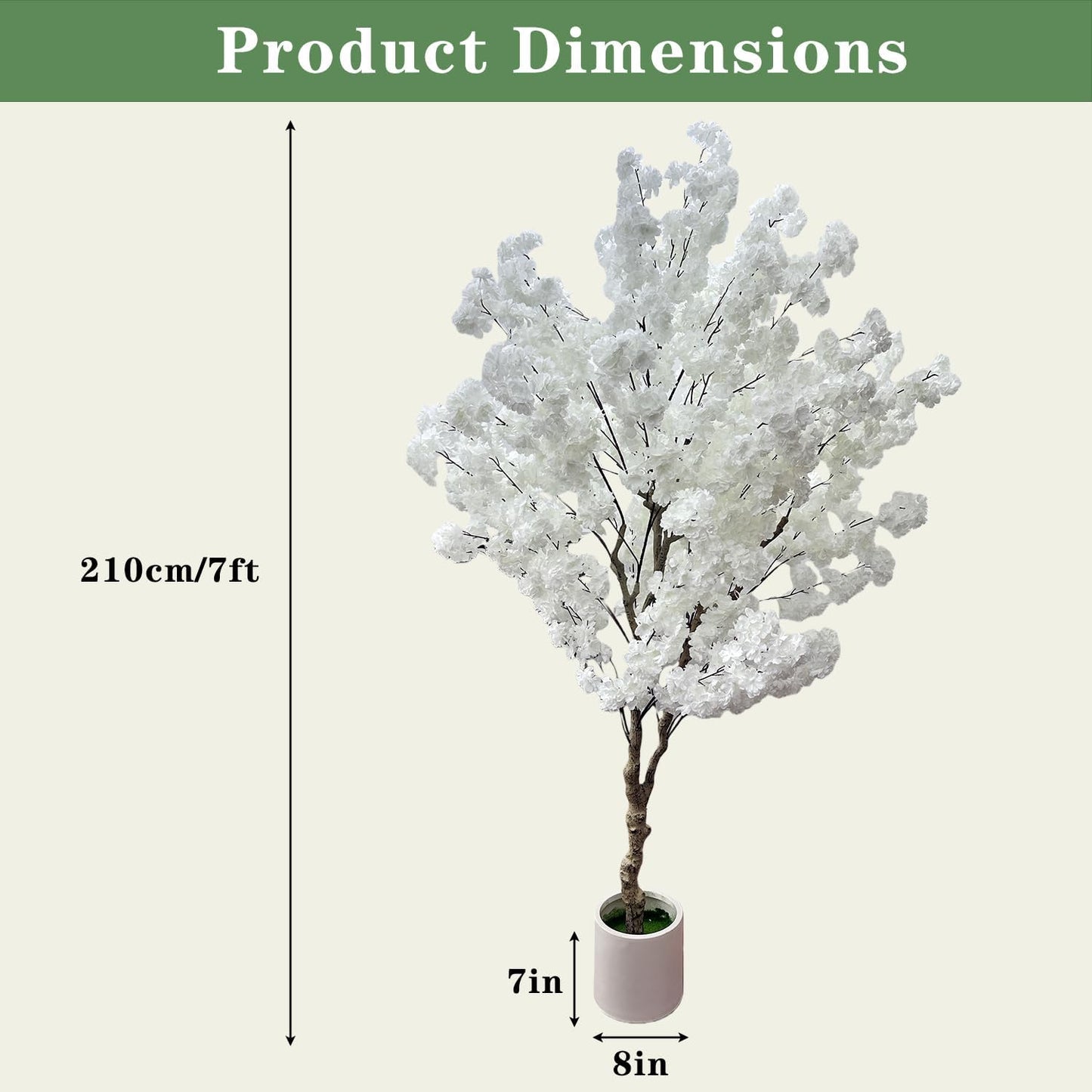 Artificial Bougainvillea Tree 5.6ft, 2 Pack Fake Bougainvillea Plant Potted Faux Tropical Tree for Home Indoor Outdoor Decor, Office, Patio, or Living Room Decoration