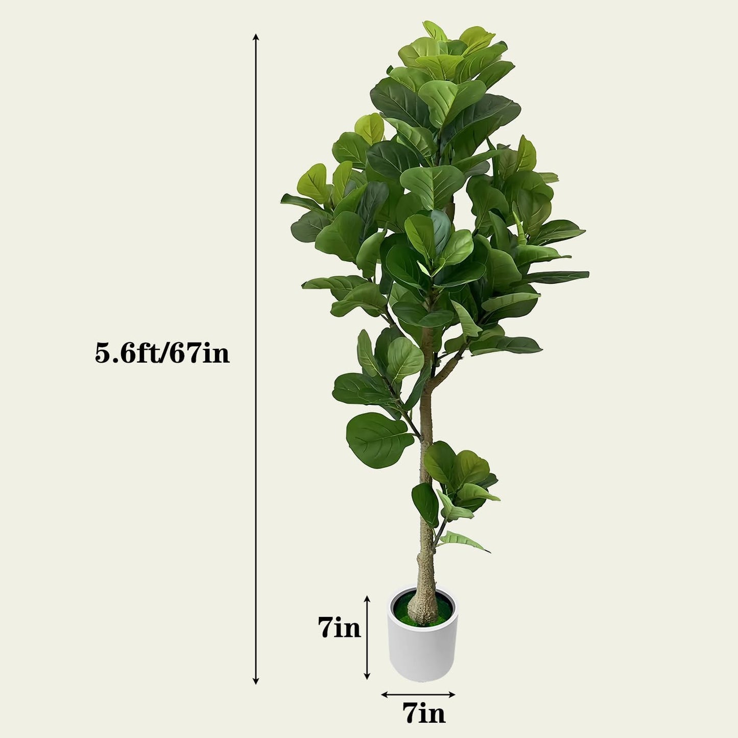 Artificial Bougainvillea Tree 5.6ft, 2 Pack Fake Bougainvillea Plant Potted Faux Tropical Tree for Home Indoor Outdoor Decor, Office, Patio, or Living Room Decoration