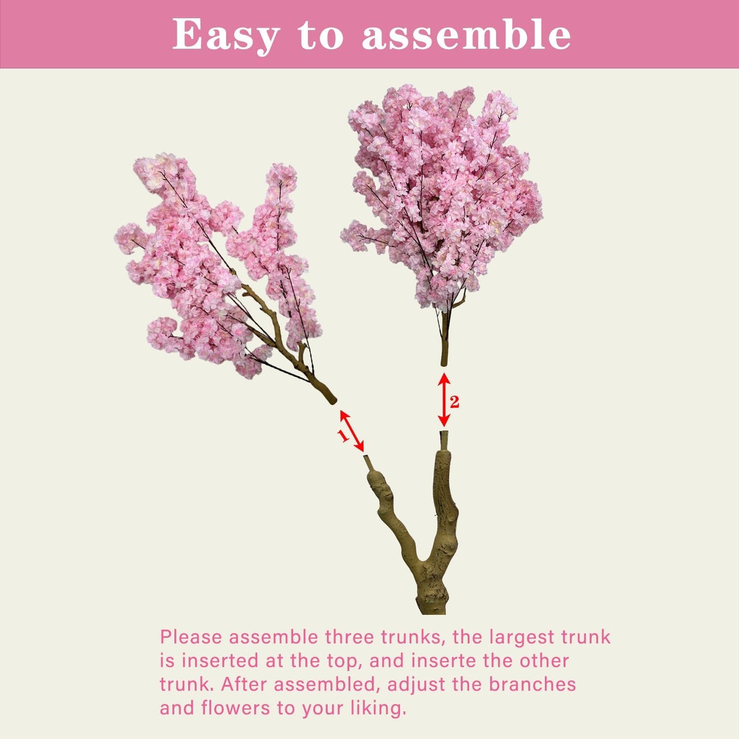 Artificial Bougainvillea Tree 5.6ft, 2 Pack Fake Bougainvillea Plant Potted Faux Tropical Tree for Home Indoor Outdoor Decor, Office, Patio, or Living Room Decoration