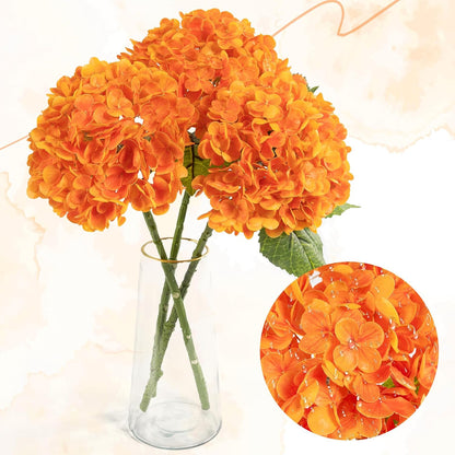 3 Pcs Green Hydrangea Artificial Flowers Realistic Real Touch Latex Flower | Faux Hydrangeas Decor for Wedding Table Centerpieces Home Party Outdoor Arrangements Vase