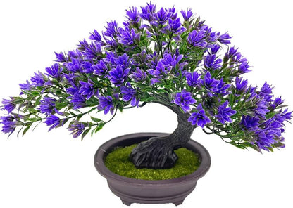 Artificial Plants & Greenery Fake Plants Plastic Artificial Bonsai Tree, Red Bonsai Tree Faux Juniper for Home Bedroom Living Room Office Desk Bookshelf Farmhouse Decor Zen Garden Decorations